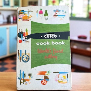 Cutco Cook Book World&#39;s Finest Cutlery HC Vol 1 ~ 1961 Cookbook Recipes Vintage