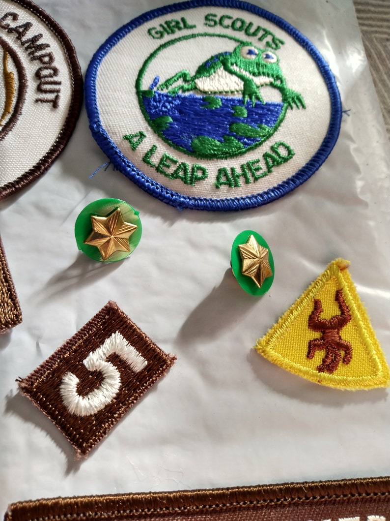 Vintage Girl Scout Badges 1980's 80's Patches for Etsy