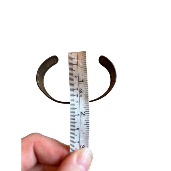 Vintage Solid Copper Thunderbird Cuff Bracelet So… - image 8