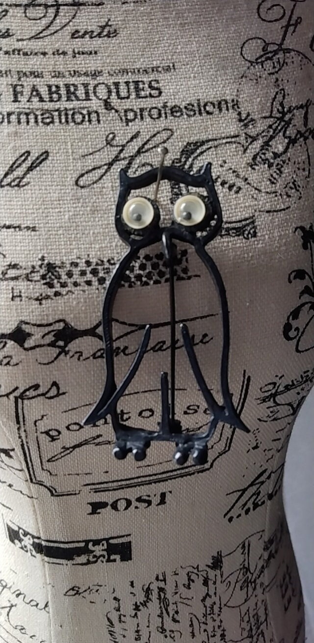 Vintage Owl brooch | 70's style | vintage pin