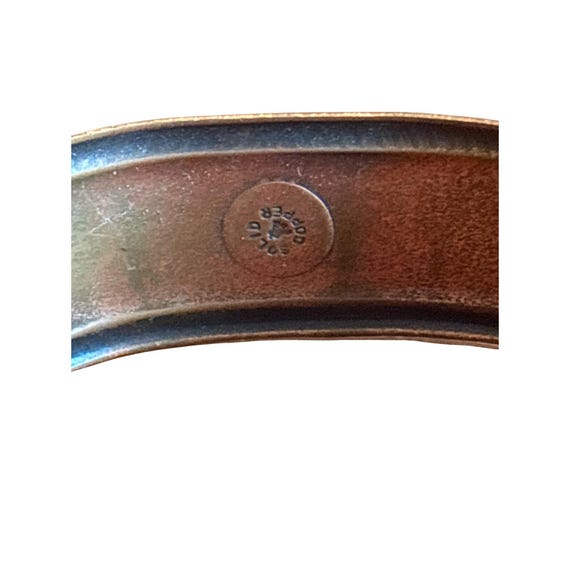 Vintage Solid Copper Thunderbird Cuff Bracelet So… - image 5