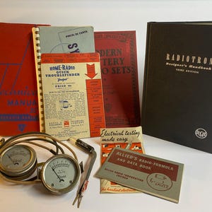 Vintage Radio electronics and books