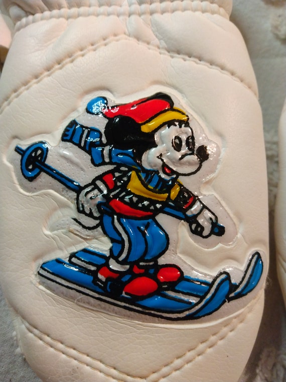 Vintage 70s Mickey Mouse Kids mittens - image 3