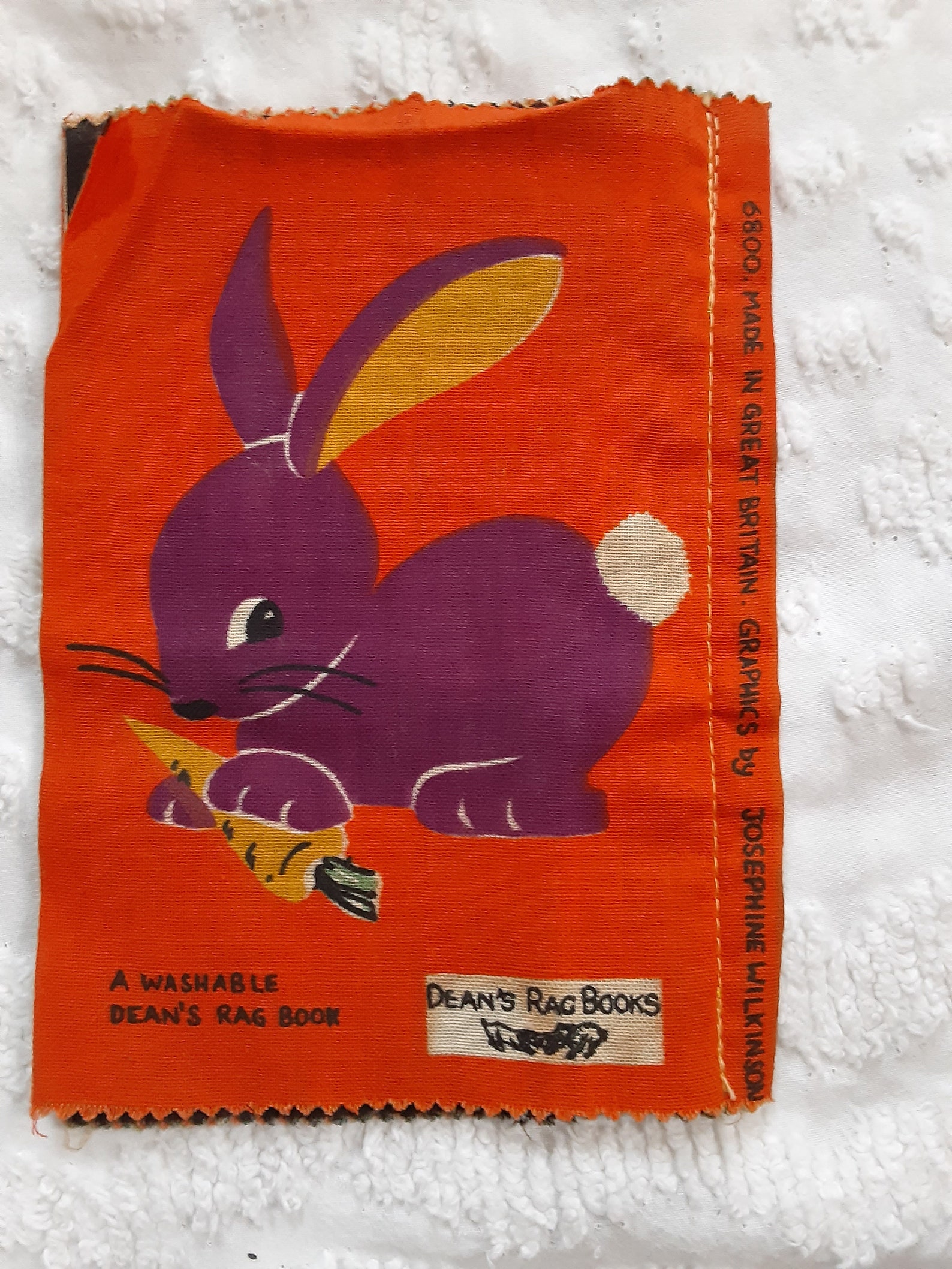 Rag book Vintage Dean's Rag Books 6800 book 2 cloth Etsy