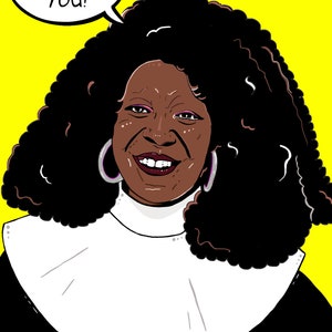Whoopi Goldberg Pop Art