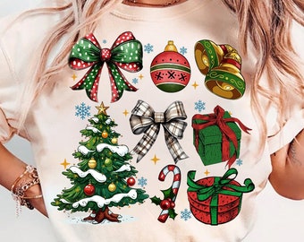 Coquette Christmas png, Coquette Bow Png, Christmas sublimation, Trending png, Retro Holidays png, Holiday vibes png, Girly Christmas Png