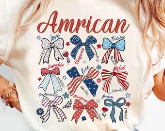 Coqueta americana de EE. UU. (Png), 4 de julio (Png), Camiseta patriótica femenina (Png), Día de los Caídos (Png), Dios dice que eres (Png), Versículo bíblico, Día de la Independencia