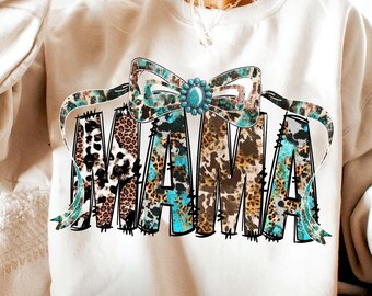 Western Mama Png, Coquette Mama Png, Howdy Mama Coquette, Western Png, Mama Png, Western Mama Png, Mothers day png, Turquoise