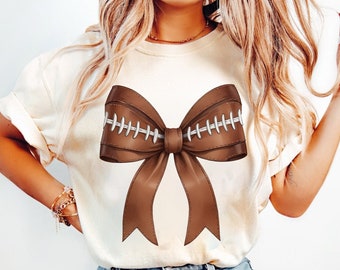 Coquette Football Png, Football Bow Png, Football Mom, Game Day, Fall Football Png, Football Season Png, Sports Png, Coquette Design Png