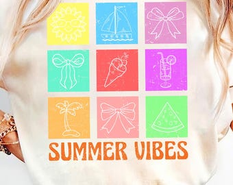 Coquette Summer Vibes Png, Sunshine Png, Beach Life Png, Chemise d'été tendance néon Png, Plage en détresse Png, Salé Png, Soleil sel sable Png