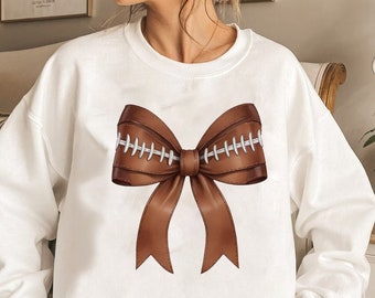 Coquette Football Png, Football Bow Png, Football Mom, Game Day, Fall Football Png, Football Season Png, Sports Png, Coquette Design Png