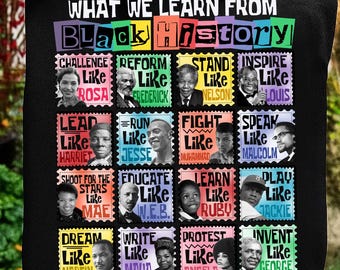 Lo que aprendemos del Mes de la Historia Afroamericana (Png), Historia Afroamericana (Png), La Historia Afroamericana Importa (Png), Camiseta de Profesor de Historia Afroamericana (Png)