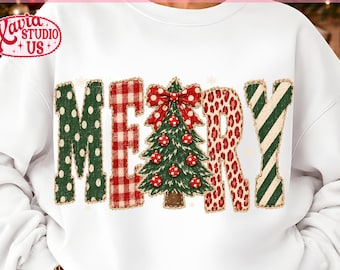 Retro Merry Christmas Polka Dots Png, Tree Christmas Png, Christmas Santa Png, Holiday Png, Xmas Sublimation, Aesthetic,Retro Distressed Png