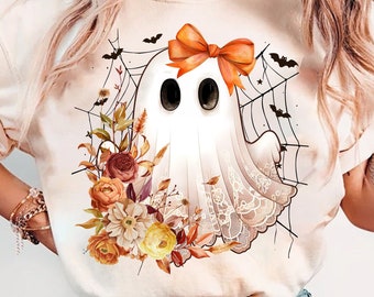 Cute Lace Ghost Png, Boo In Boojee, Halloween Boo Lace Bow Png, Halloween PNG, Boo Ghost Shirt Png, Cute Boo Halloween Sublimation Design