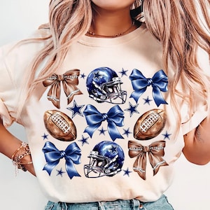 Cowboy Coquette Bow Png, Cowboy Png, Football Coquette Bow, American Football, Coquette Bow, Cowboy Png, Cowboy Bow Png, Game Day,Touch Down