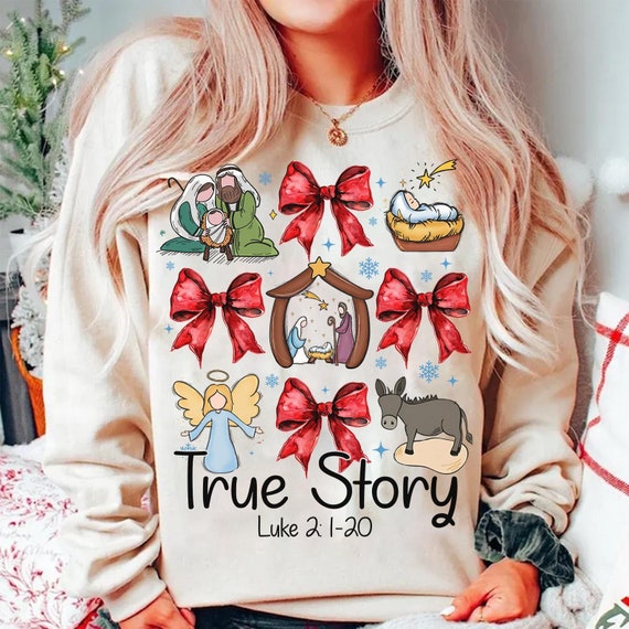 Coquette Jesus Christmas Png, Baby Jesus Png, Christian True Story Png, Coquette Bow Png, Bible Verse Png, Nativity Scene Png, Oh Holy Night
