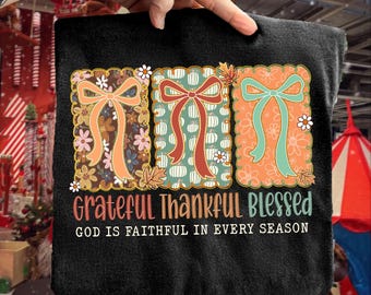 Coquette Thankful Grateful Blessed PNG, Thankful Coquette PNG, Fall PNG,Thanksgiving Png, Trendy Png, Fall Bow, Leopard Faux Glitter