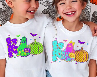 Neon Halloween Ghost Png, Cute Boo Ghost Coquette Png, Halloween Png, Checkered Ghost Shirt Png, Spooky Season Png, Boo Ghost Shirt Png