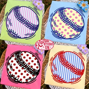 Baseball PNG Polka Dots PNG, Retro Baseball Game Day PNG, Baseball Mama png, Polka Dots Baseball Softball, Baseball Stripes Leopard png
