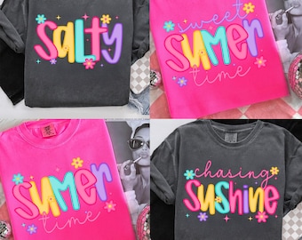 Sunshine PNG, Beach Life Bundle png, Sweet Summer Time PNG, Neon Trendy Summer Vibes, Beach Preppy png, Lake Pool River PNG, Salty png