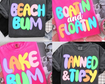 Boatin and Floatin Png, Summer Lake Sublimation, Lake Life T-Shirt Png, Lake Bum PNG, Vacation Png, Lake Vibes Png, Boat Life Designs
