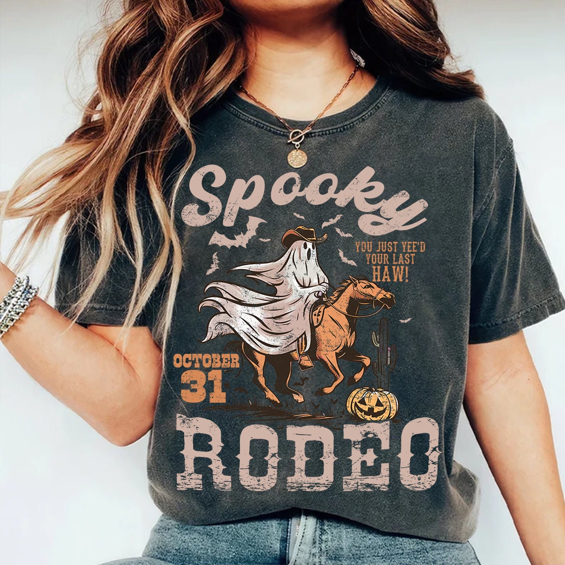 Spooky Rodeo Western Halloween Png, Western Png, Halloween Png, Western ...