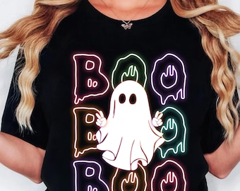 Halloween Neon Png, Halloween Ghost Neon Png, Halloween Pumpkin Png, Spooky Season Png, Spooky Season Png, Boujee Ghost, Spooky Vibe