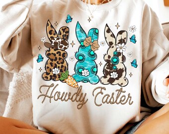 Cowgirl Easter Png, Western Easter Png, Western Easter Bunny Png,Coquette Cowgirl Easter Png,Country Easter Png, Easter Png,Happy Easter Png