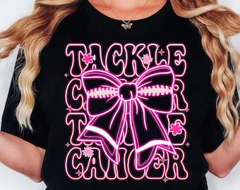 Tackle Cancer Png, Neon Football Pink Out Png, Pink The Field, Football Bow Png, Game Day, Pink Out Breast Cancer Png, Pink Ribbon