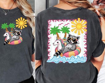Feral Girl Summer PNG, Trendy Summer Coquette png, Summer Shirt Design, Summer Graphic PNG, Beach Shirt png, Funny Raccoon Shirt Design