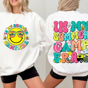 In My Summer Camp Era Png, Summer Camppng For T-shirt, Summer Vacation Svg, Summer Camp Png, Summer Camp, Groovy Wavy Text, Summer Quote Png