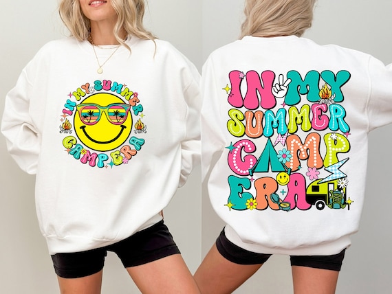 In My Summer Camp Era Png, Summer Camppng For T-shirt, Summer Vacation Png, Summer Camp Png, Summer Camp, Groovy Wavy Text, Summer Quote Png