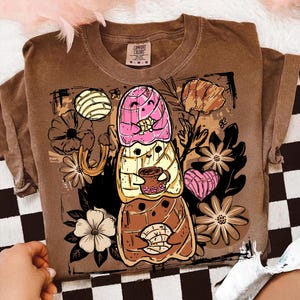 Spooky Mexican Conchas Ghost PNG, Espooky Vibes Halloween, Cute Pan Dulce Digital Download, Funny Halloween Conchas PNG, mexican fiesta png