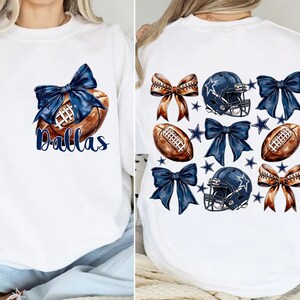 Cowboy Coquette Bow Png, Football Png, Football Coquette Bow, American Football, Coquette Bow,Cowboys Png,Cowboy Bow Png,Game Day,Touch Down