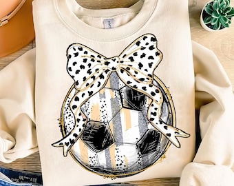 Retro Soccer Mama Coquette PNG, Glitter Soccer PNG, Game Day Soccer Png, Soccer Bow Png, Soccer Mom Png, Checkered Soccer Shirt Design