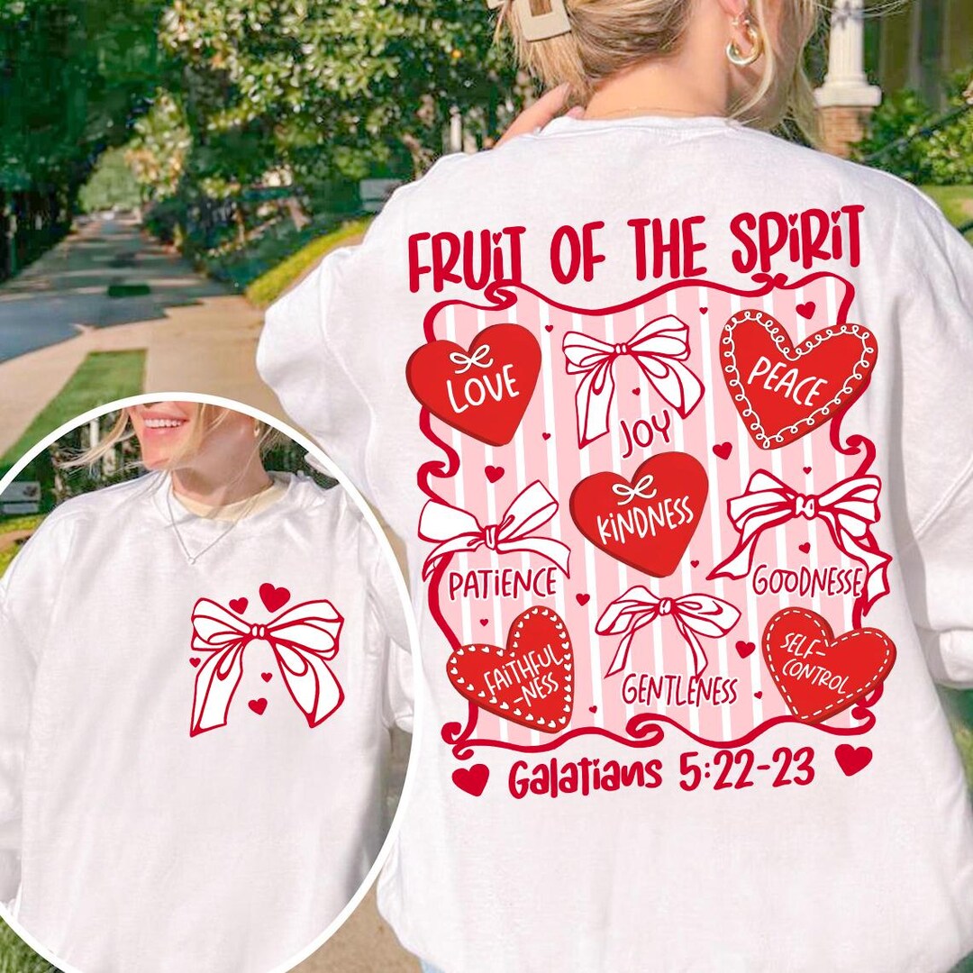 Fruit of the Spirit PNG, Galatians 5:22-23 Shirt Design, Christian Bow ...