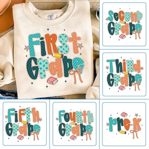 Retro Back to School Boys Old Camo PNG Bundle, Kindergarten Design, First Day PNG, Pre-K to Third Grade Png,School Boy Sublimation