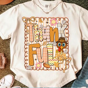 Preppy Fall Thankful Png, Autumn Png, Give Thanks Jesus, Fall Png, Thanksgiving shirt Png, Thankful Sublimation Png, Fall Pumpkin png