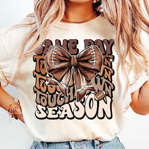 Game Day Football Bow Png, Fall Coquette Bow PNG, Fall Football Shirt Png, Football Sport Png, Football Mom Png, Game Day Sublimation Design