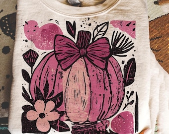 Pink Pumpkin Boho Floral PNG, Fall png, Fall Pumpkin Sublimation png, Thanksgiving png, Autumn PNG, Fall Shirt, Pumpkins, Boho PNG Lace png