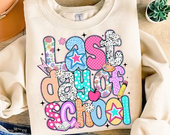 Last day of School Png, Preppy Teacher School png, Summer Teacher png, Teacher png, Teacher Appreciation Png, School png, Kids summer break