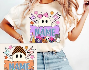 Personalized Boo Halloween Png, Halloween Png, Cute Halloween Png For Kids, Halloween Png, Boys Girl Halloween, Custom Kids Name Png