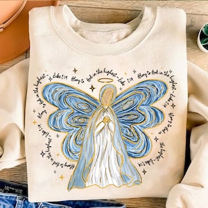 Glory to God PNG, Angel God Png, Jesus Christmas Png, Glitter Faith, Christian Christmas Sublimation Download, Hand Drawn God Png