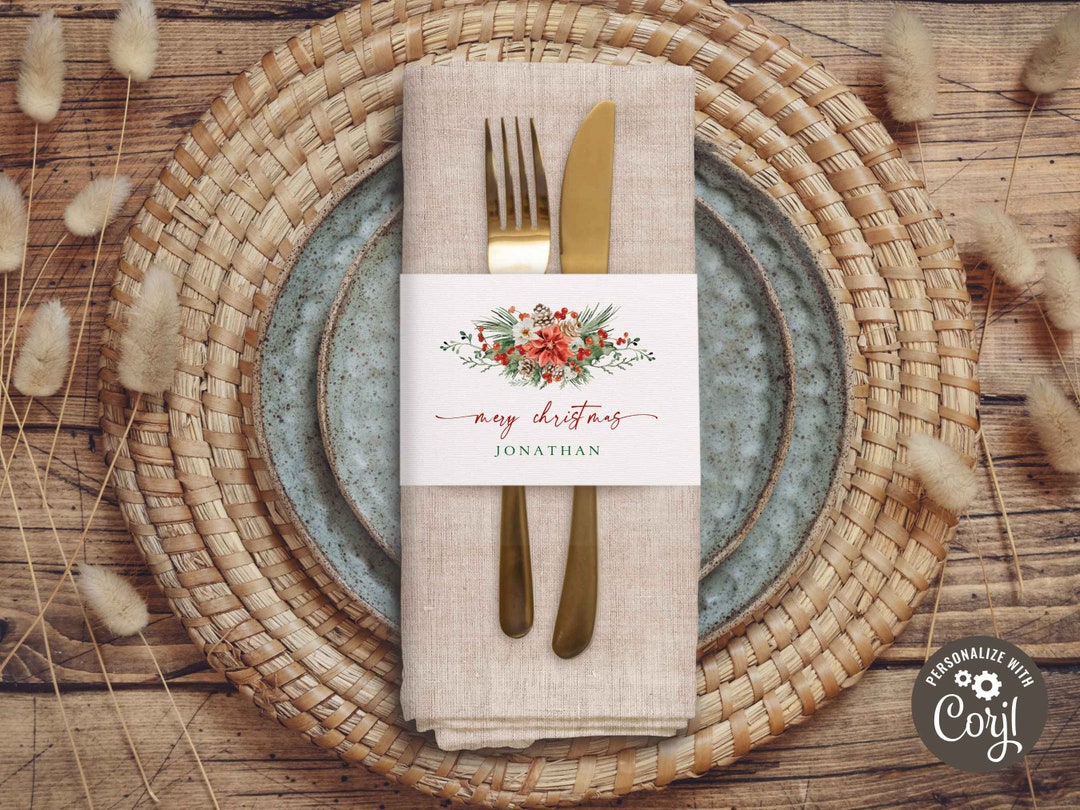 christmas-name-card-templateholiday-place-card-etsy