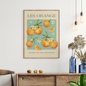 Oranges Fruit Market Kitchen Printable Wall Art, Oranges Wall Art, Fruit Print, Botanical Print, Kitchen Decor Wall Art Digital Download