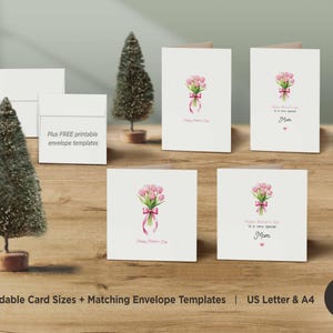 Floral Mothers Day Printable Card, Mother’s Day mothers day printable greeting card, Mother's day card for Mom Grandma Digital download