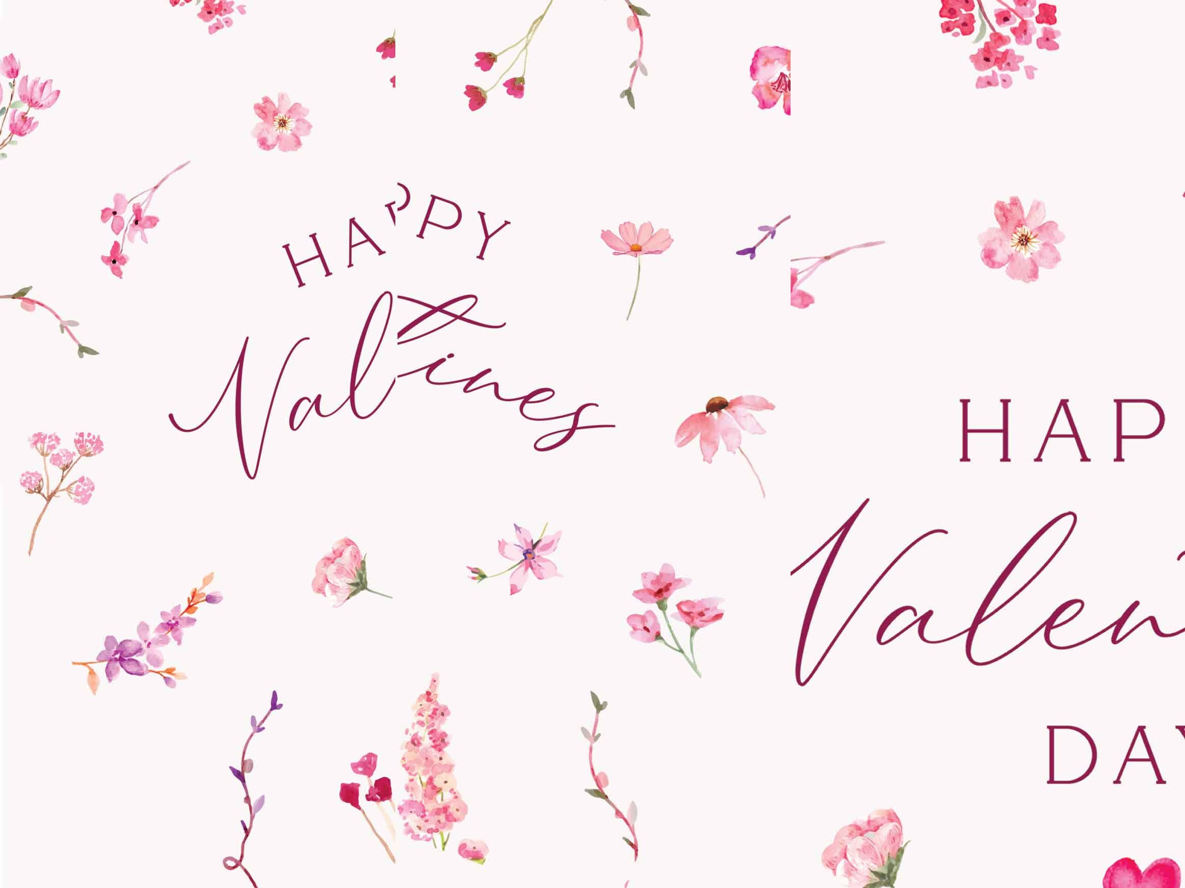 Printable Happy Valentines Day Card,valentines Day Downloadable Card ...