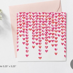 Tarjeta de San Valentín imprimible, tarjeta del Día de la Madre, tarjeta del Día del Padre, tarjeta de aniversario, tarjeta de graduación, descarga digital