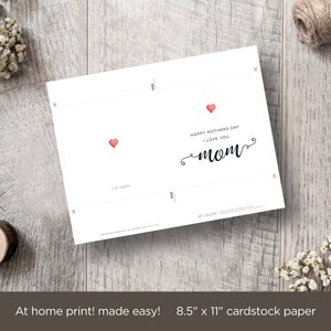 Printable Happy Mothers Day Nana Poem Card, Simple Square Nana Mothers ...