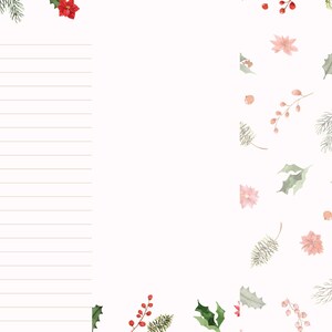 Printable Christmas Stationery Christmas Notecards Aesthetic Etsy Printable Christmas Stationery Christmas Notecards Aesthetic Etsy
